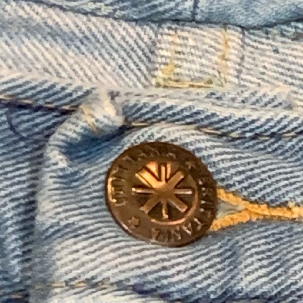 Brittania 70’s Square Patchwork Denim Flared Jean… - image 7